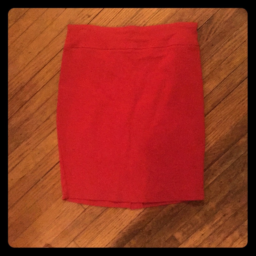 Red Pencil Skirt